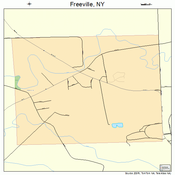 Freeville, NY street map