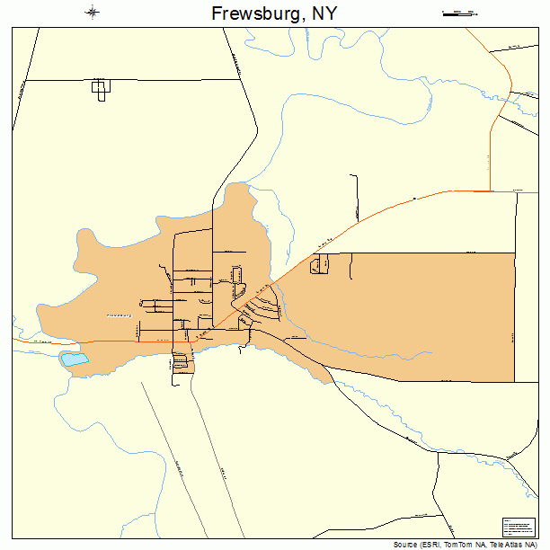 Frewsburg, NY street map