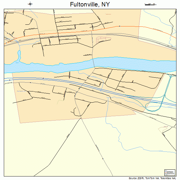 Fultonville, NY street map