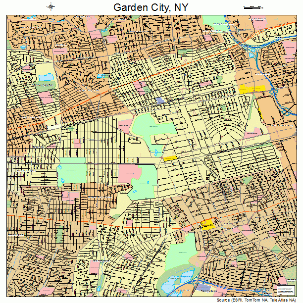 Garden City, NY street map