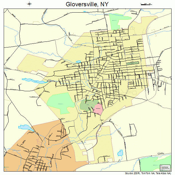 Gloversville, NY street map