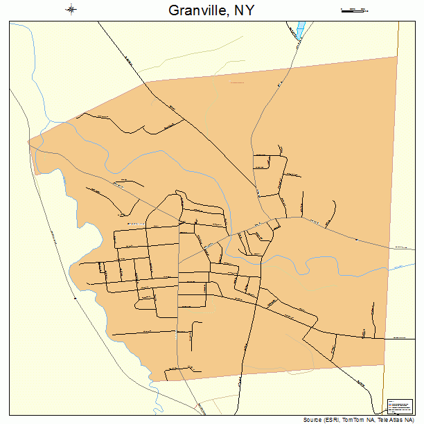 Granville, NY street map