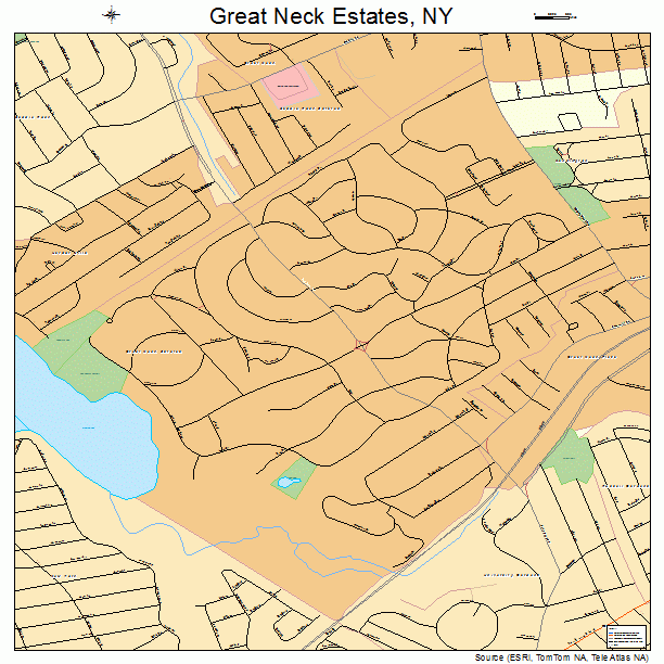 Great Neck Estates, NY street map