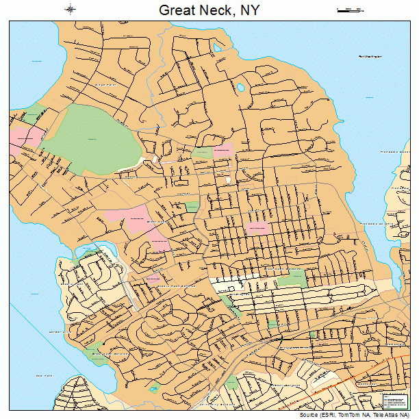 Great Neck, NY street map