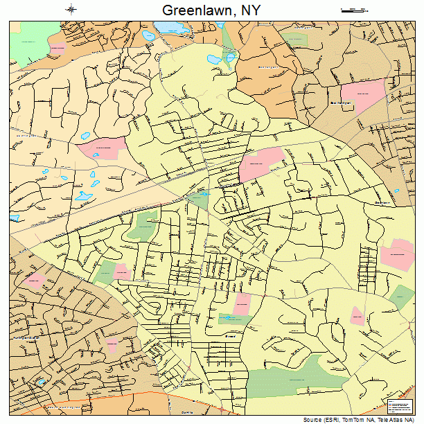 Greenlawn, NY street map