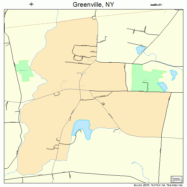 Greenville, NY street map