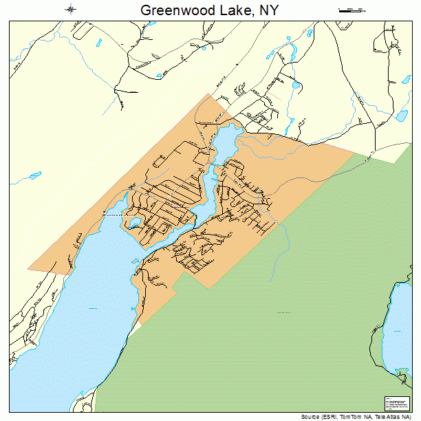 Greenwood Lake, NY street map