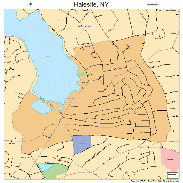 Halesite, NY street map