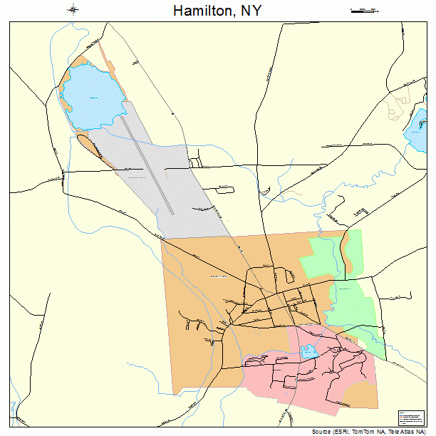 Hamilton, NY street map