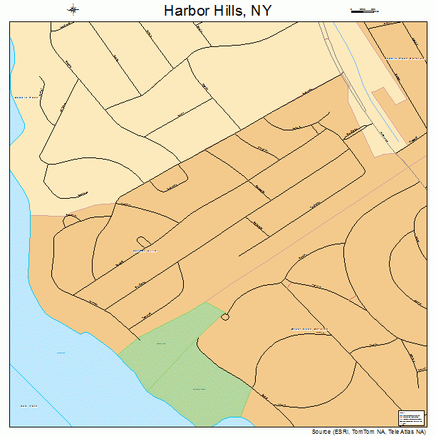 Harbor Hills, NY street map