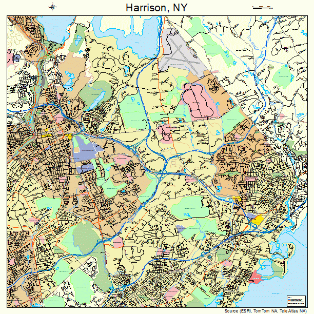 Harrison, NY street map