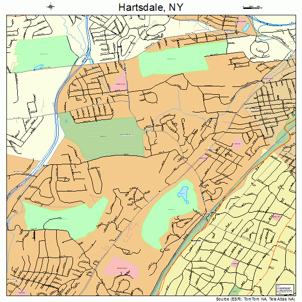 Hartsdale, NY street map