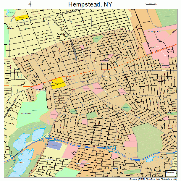 Hempstead, NY street map