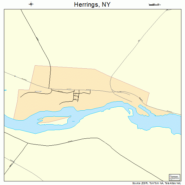 Herrings, NY street map