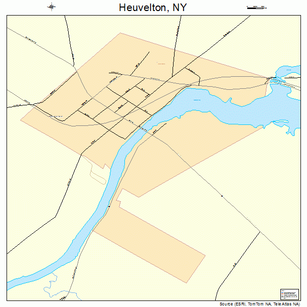 Heuvelton, NY street map