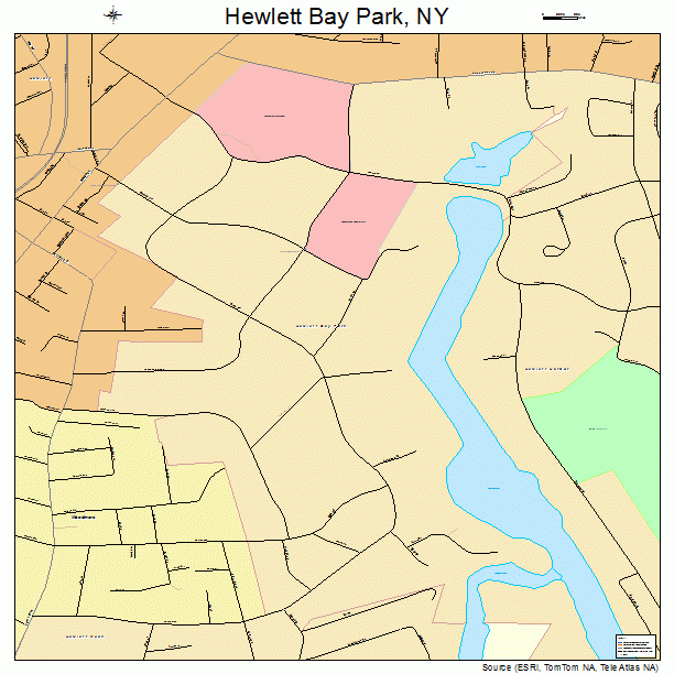 Hewlett Bay Park, NY street map