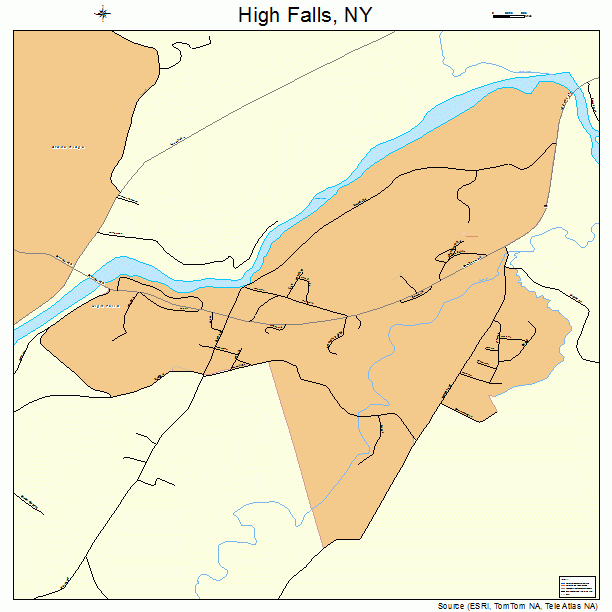 High Falls, NY street map