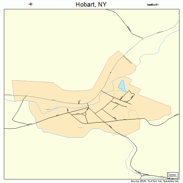 Hobart, NY street map