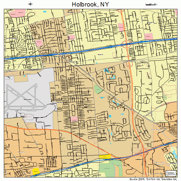 Holbrook, NY street map