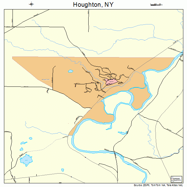 Houghton, NY street map