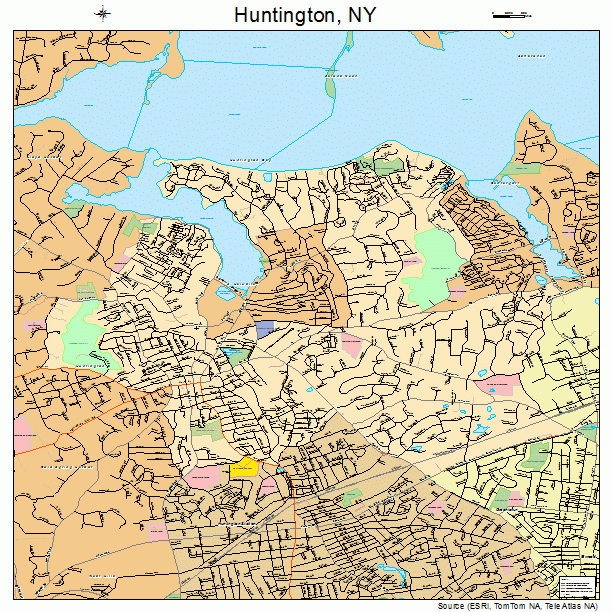 Huntington New York Map