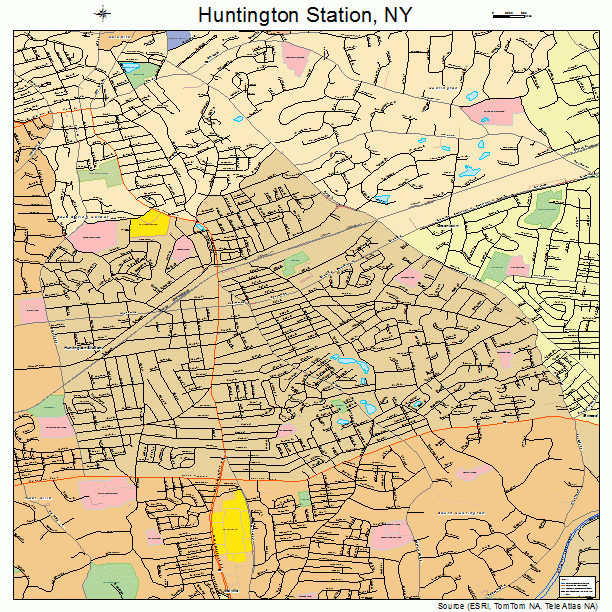 Huntington Station, NY street map