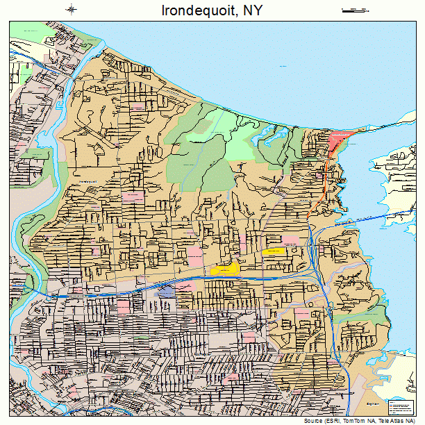 Irondequoit, NY street map