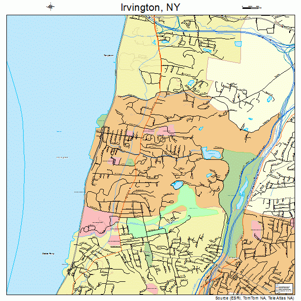 Irvington, NY street map