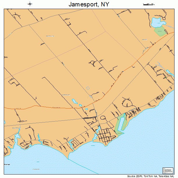 Jamesport, NY street map