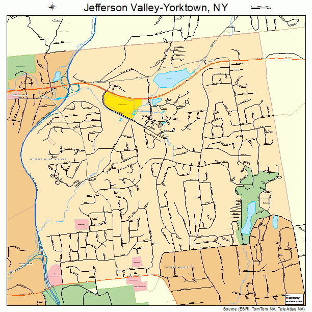 Jefferson Valley-Yorktown, NY street map