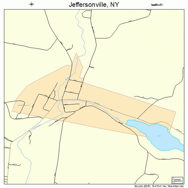 Jeffersonville, NY street map