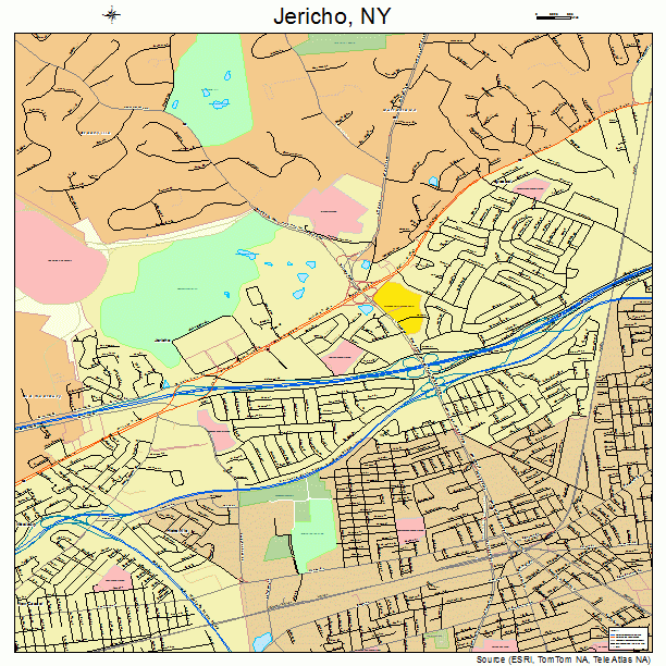 Jericho, NY street map