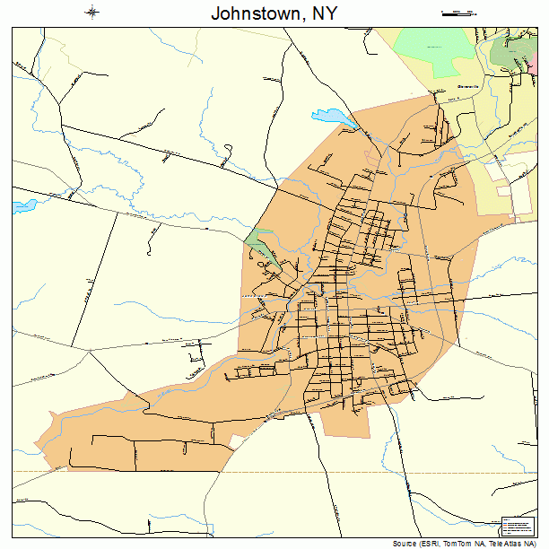 Johnstown, NY street map