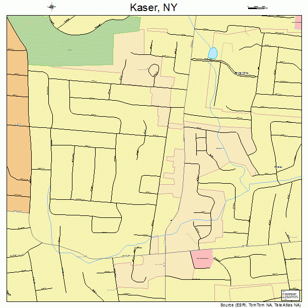 Kaser, NY street map