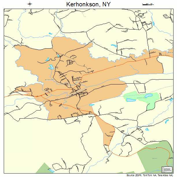 Kerhonkson, NY street map