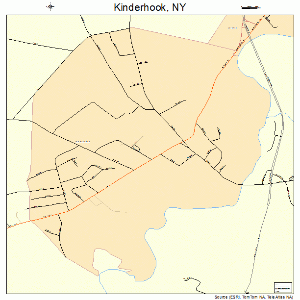 Kinderhook, NY street map