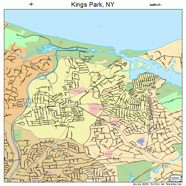 Kings Park, NY street map