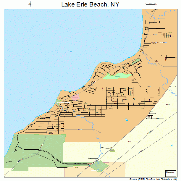 Lake Erie Beach, NY street map
