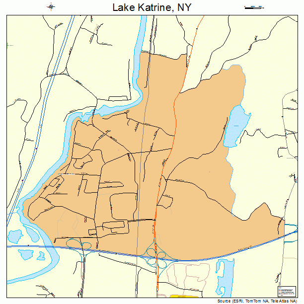 Lake Katrine, NY street map