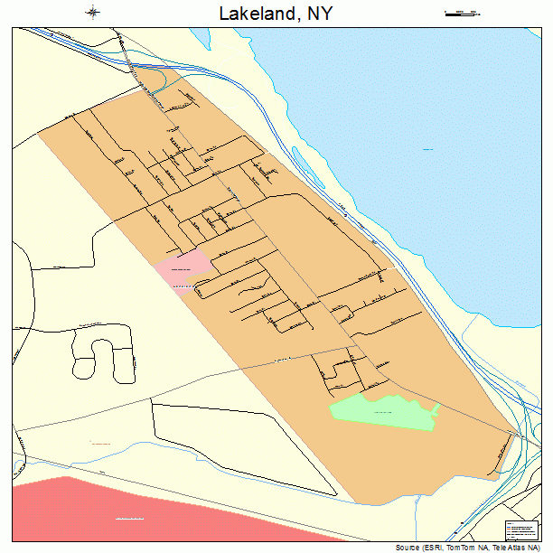 Lakeland, NY street map