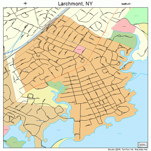Larchmont, NY street map