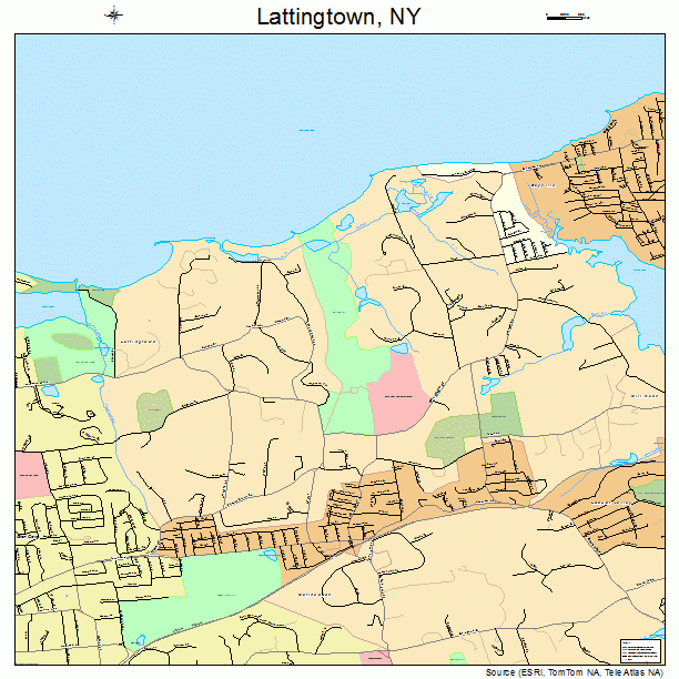 Lattingtown, NY street map