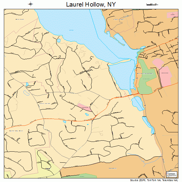 Laurel Hollow, NY street map