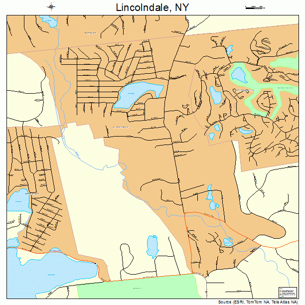 Lincolndale, NY street map