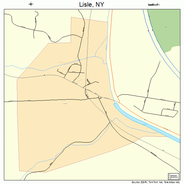 Lisle, NY street map