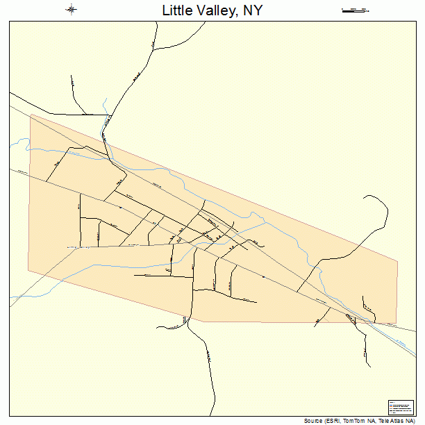 Little Valley, NY street map