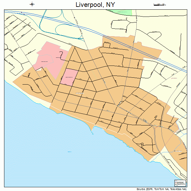 Liverpool, NY street map