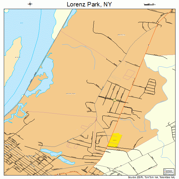 Lorenz Park, NY street map