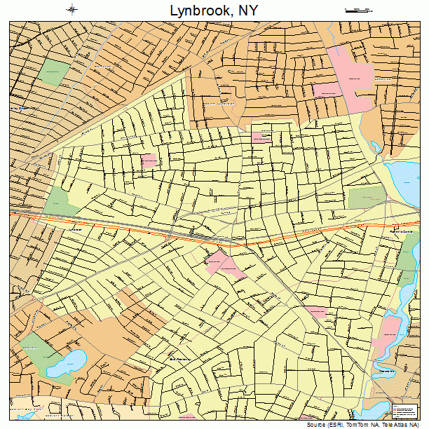Lynbrook, NY street map