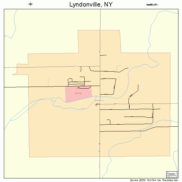 Lyndonville, NY street map